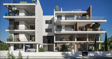 New residence with a swimming pool and a gym close to the beach, Aradippou, Cyprus
