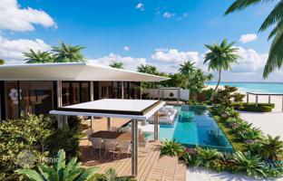 New waterfront villas in the complex with a super yacht marina, restaurants and a wellness center, South Male Atoll, Maldives for From 2,141,000 €