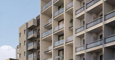 Residential complex with a swimming pool and lounge areas, close to the beach, in the historic center of Limassol, Cyprus