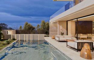 New three-level villa with a pool, a spa, a gym and beautiful views in Loutraki, Peloponnese, Greece for 2,000,000 €