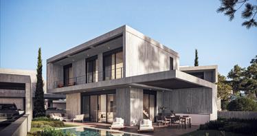 Complex of luxury villas near the sea, Paphos, Cyprus