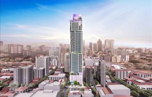 New high-rise residence with swimming pools, a spa and a co-working area in the heart of Phnom Penh, Cambodia for From $221,000