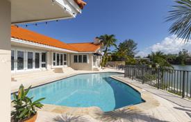 Spacious villa with a backyard, a pool, a summer kitchen, a sitting area and a garage, Miami, USA for $1,650,000