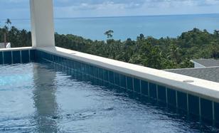 Apartment with a swimming pool and a view of the sea near the beach, Lamai, Samui, Thailand for $206,000