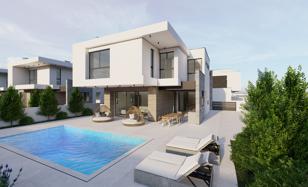 New complex of villas at 450 meters from the sea, Paralimni, Cyprus for From 710,000 €