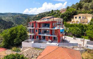 Two new houses with swimming pools, parkings and panoramic views in Lefkada, Peloponnese, Greece for 1,300,000 €