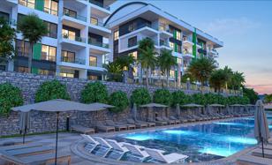 New residence with swimming pools and a spa complex at 200 meters from the sea, Kargilak, Turkey for From 11,341,000 TRY