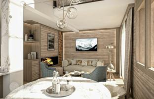 Comfortable apartment in a new residence, near the ski lift, Huez, France for 686,000 €