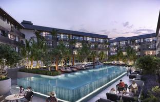 Prestigious apartments with balconies in a new residence with swimming pools and a fitness center Belgravia 3, JVC area, Dubai, UAE. Price on request