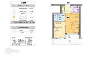 1-room apartment 44 m² in Split for 198,000 €