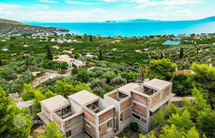 Four unfinished houses with sea views, Peloponnese, Greece for 290,000 €