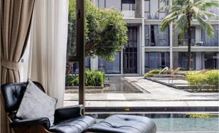 Furnished duplex with guaranteed income in Baan Mai Khao complex on the beachfront in Mai Khao, Phuket, Thailand for $418,000