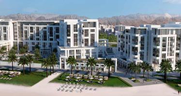 Exclusive aparthotel complex Residences at Mandarin Oriental on the bay shore in Muscat, Oman