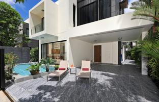 Three-storey furnished villa with a private pool and parking in Laguna Phuket, Thailand for $820,000
