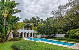 Spacious villa with a garden, a backyard, a pool and a relaxation area, Miami, USA for $2,850,000