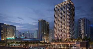 Apartments in the new Marina Cove residence with a swimming pool 2 minutes from the waterfront in Dubai Marina area, Dubai