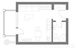 Studio apartment in new building 33 m² in Byala for 54,000 €