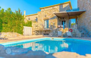Modern stone house with a pool and sea views in Messinia, Peloponnese, Greece for 420,000 €