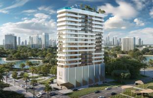 New complex Weybridge Gardens 5 with a swimming pool and gardens close to the polo resort, Dubailand Residence Complex, Dubai, UAE for From $437,000