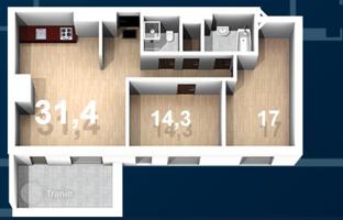 2-bedroom apartment 148 m² in Central District for 591,000 €