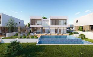 New complex of villas on the first sea line, Paphos, Cyprus for From 800,000 €