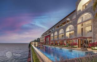 Modern residence with a swimming pool, a business center and around-the-clock security on the first line of beach, Uluwatu, Bali, Indonesia for From $348,000