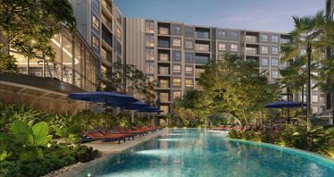 Residential complex with a swimming pool, gardens and lounge areas, 8 minutes away from Bang Tao Beach, Phuket, Thailand