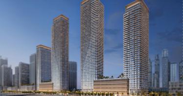 New high-rise residence Bayviews by Address with a private beach near a yacht club, Palm Jumeirah, Dubai, UAE
