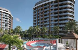 Gated premium residential complex with a view of the sea in the resort area of Alanya, Turkey for From $108,000