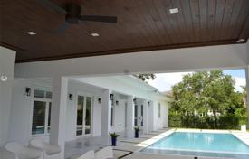Spacious villa with a backyard, a pool, a relaxation area and a terrace, Miami, USA for $2,880,000