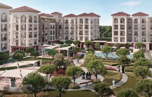 New gated residence with a swimming pool, a lake and a green area close to the airport, Abu Dhabi, UAE for From $354,000