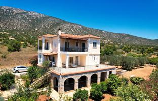 Three-storey villa with an olive grove and a church near the sea in Salanti, Kranidi, Greece for 300,000 €