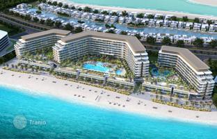 New Selene Beach Residences with a lagoon, a swimming pool and parks, Al Seanneeah, Dubai, UAE for From $581,000