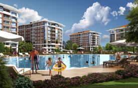 New apartments with different layouts in a green residence with swimming pools and lounge areas, Istanbul, Turkey. Price on request