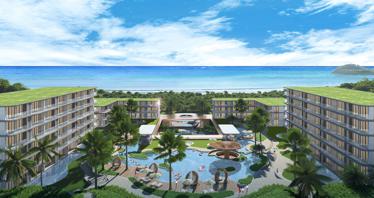 New residence with swimming pools and lounge areas not far from Layan Beach, Phuket, Thailand