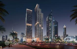 New project Jumeirah Residences Emirates Towers with a swimming pool, lounge areas and around-the-clock security, Trade Center, Dubai, UAE for From $2,900,000