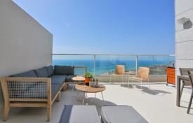 Modern apartment with a terrace and sea views in a bright residence with a pool, Netanya, Israel for $1,510,000