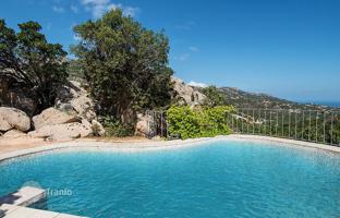 Stylish villa with a pool and sea views in Porto Cervo, Sardinia, Italy for 1,950,000 €