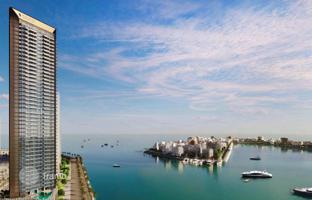 One-bedroom apartment in the new Nautica One Residence with a marina, Dubai Maritime city, Dubai, UAE for $526,000