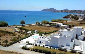 This beach front impressive villa is located on the eastern side of the Paros island in a quiet, idyllic area and boast m for 7,600 € per week