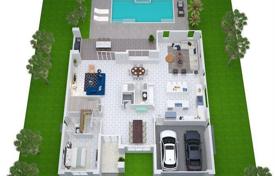 Modern villa with a backyard, a swimming pool, a terrace and two garages, Fort Lauderdale, USA for $2,400,000