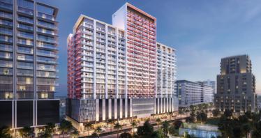 1 new flats in residential complex Binghatti Ruby in Jumeirah Village Circle (JVC)