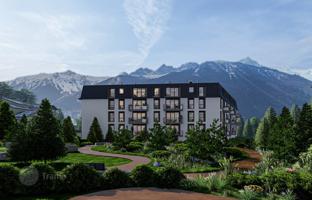 New residential complex with parking and picturesque views in Chamonix, Alps, France for From 569,000 €
