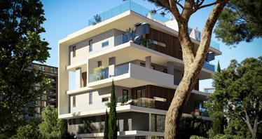 New residence with a parking in the center of Larnaca, Cyprus