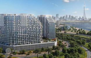High-quality residence Creek Views 1 with a swimming pool close to the international airport, Al Jaddaf, Dubai, UAE for From $272,000