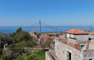 Two stone houses with sea and mountain views, Peloponnese, Greece. Price on request