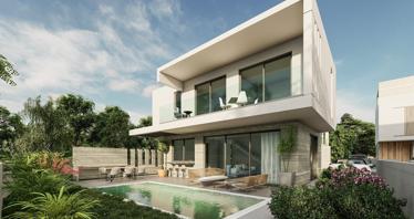 New complex of villas at 900 meters from the beach, Geroskipou, Cyprus