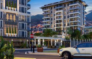 1-bedroom apartment in new building 57 m² in Alanya. Price on request