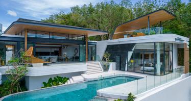 New villas with a view of the sea, Phuket, Thailand