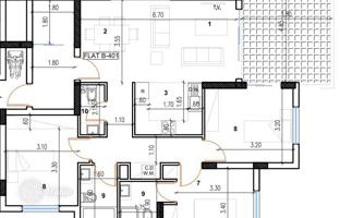 3-bedroom penthouse in Larnaca for 670,000 €